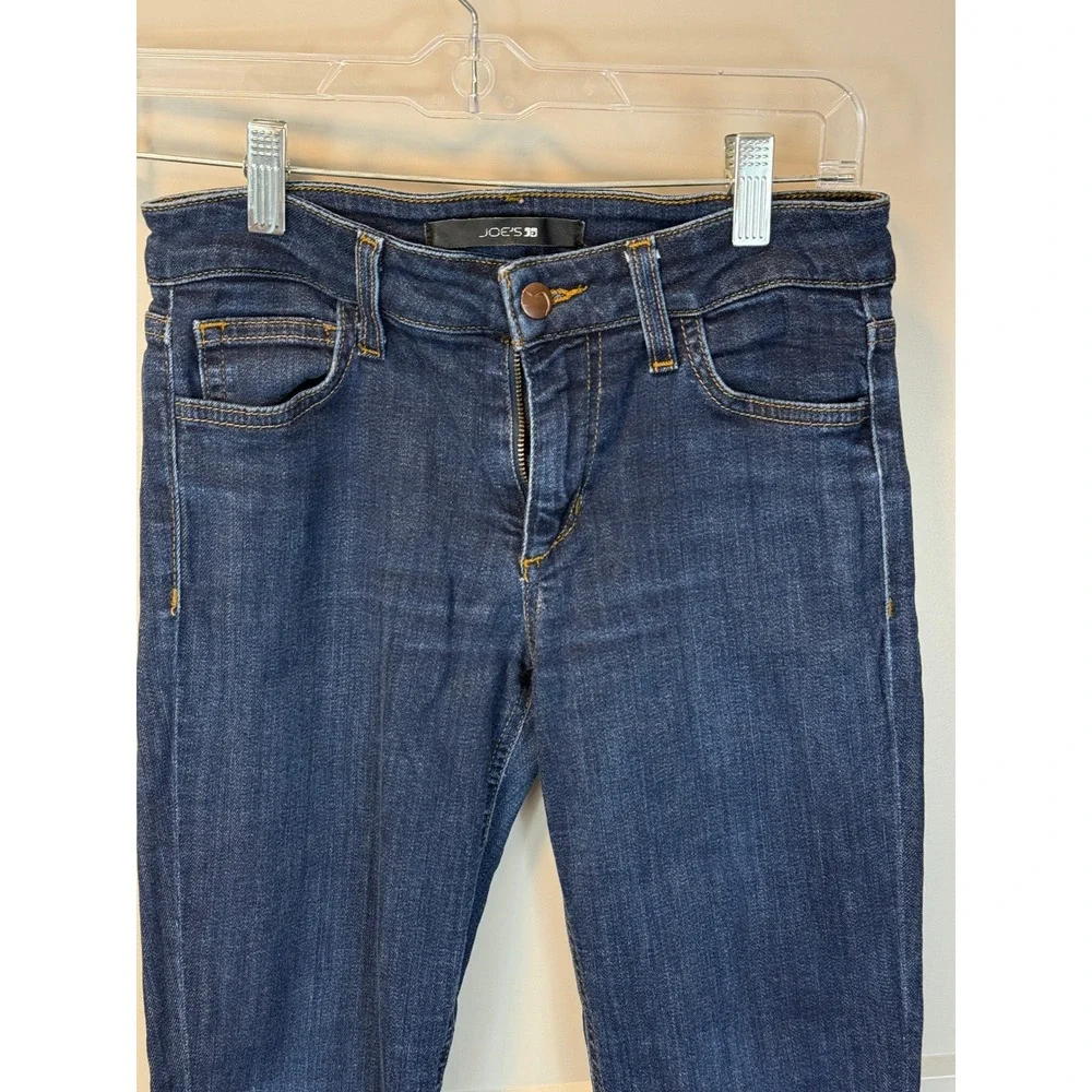 Joe's Ellie‎ Skinny Crop Jeans Dark Blue Wash Size 26